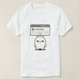 Camiseta Instalando Segunda-feira 0% Atualização - Engraçad