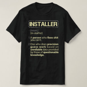 Camiseta Installer Real American Definition