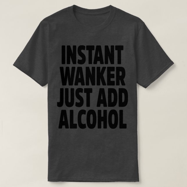 Camiseta Instantâneo Aditar Álcool (Frente do Design)