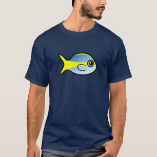 Camiseta Instantâneo de cauda amarela-branca