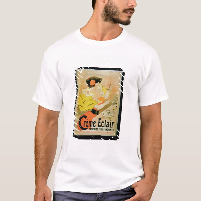 Camiseta Instante Dessert do Eclair do creme da propaganda (Frente)
