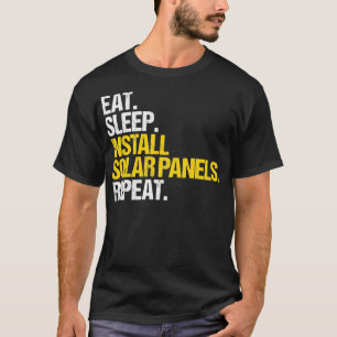 Camiseta Instantes Solares de Suspensão de Energia Renováve