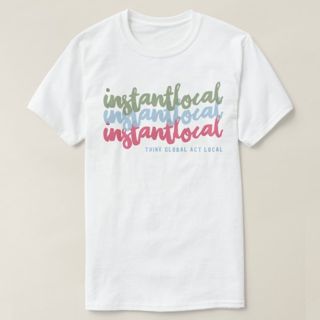 Camiseta InstantLocal 3x (Frente do Design)