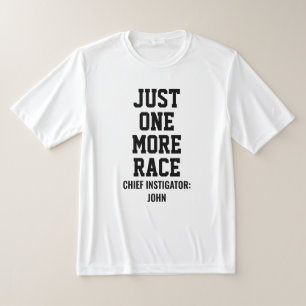 Camiseta Instigador Chefe Personalizado Só Mais Uma Corrida