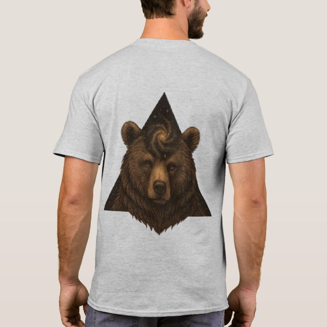 Camiseta INSTINTO CELESTE – O Urso Que Guarda as Estrelas (Verso)