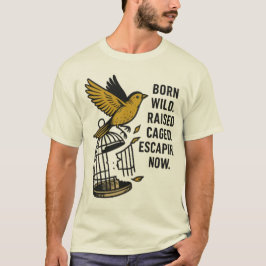 Camiseta Instinto em jaulas - Livre