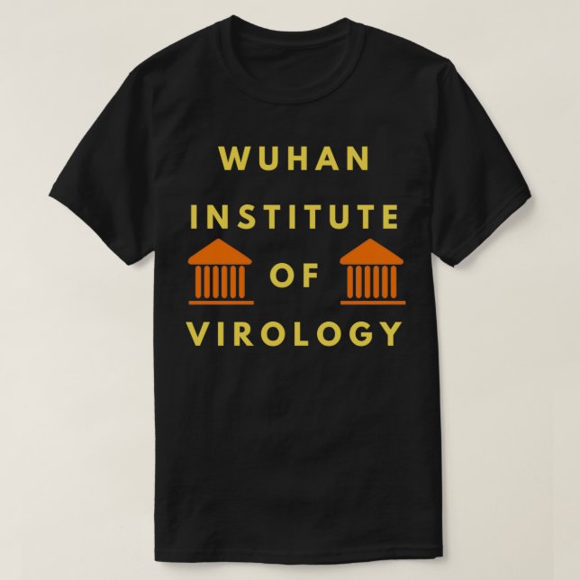 Camiseta instituto de virologia wuhan (Frente do Design)