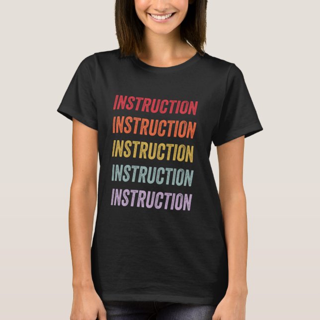 Camiseta Instrução (Frente)