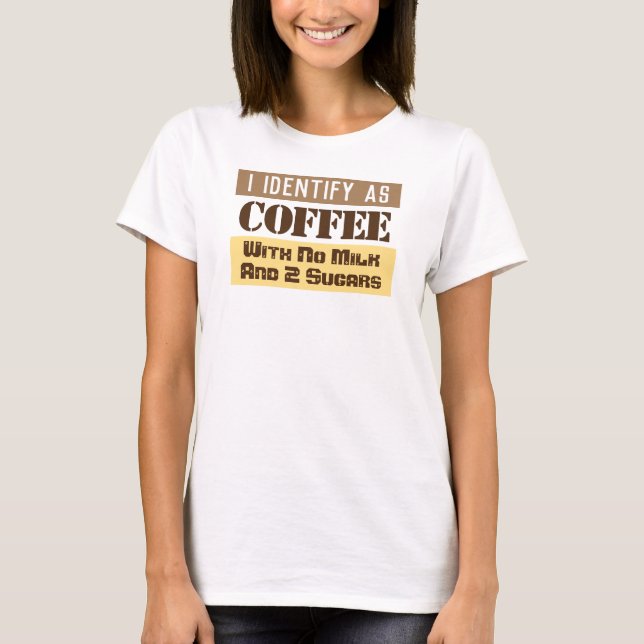 Camiseta Instruções de bebidas como T-Shirt de identidade (Frente)
