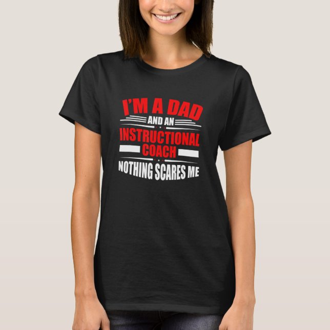 Camiseta Instructional Assistant School Instructional Coach (Frente)