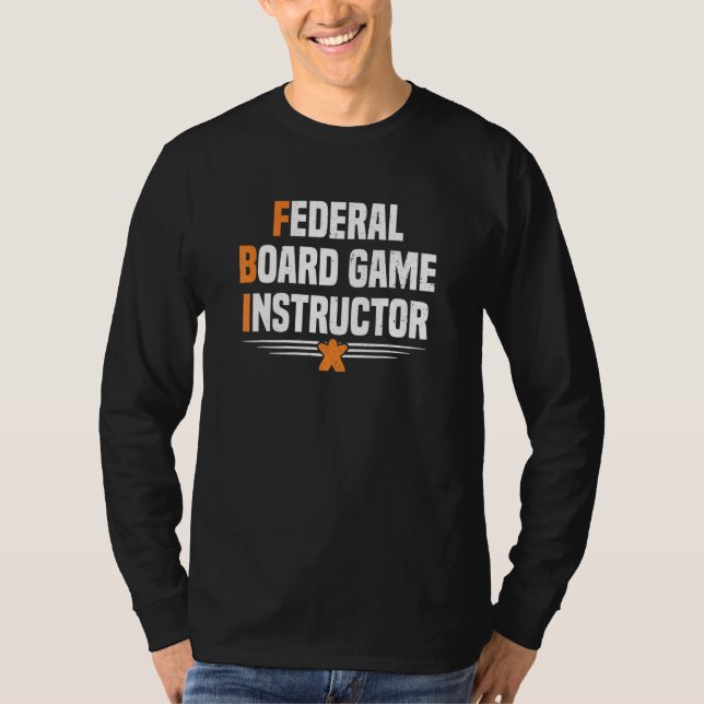 Camiseta Instructor board game board gamer board games (Frente)