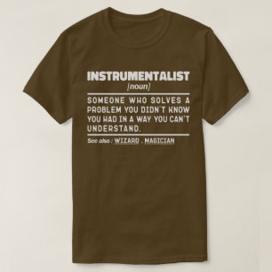 Camiseta Instrumentalista Noun Instrutor Funny