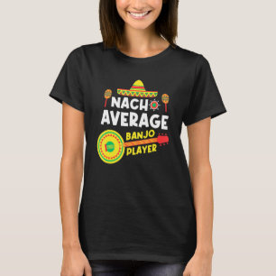 Camiseta Instrumento Bluegrass de Guitarra do Jogador de Ba