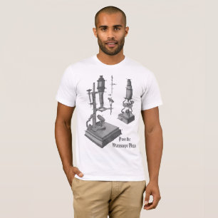 Camiseta INSTRUMENTO Científico Antiquado do Microscópio do