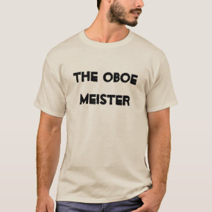 Camiseta Instrumento de bronze musical de Oboe Meister