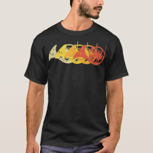 Camiseta Instrumento de latão para hornistas do jogador da