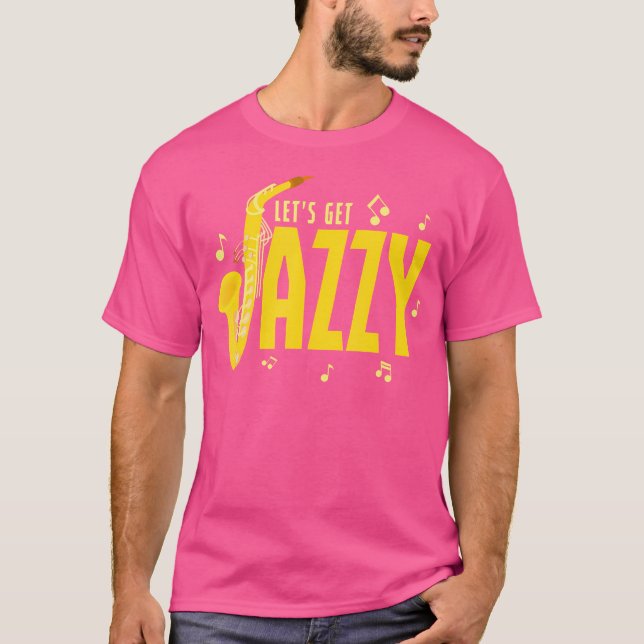 Camiseta Instrumento de Música Clássica Jazzy para vamos Ja (Frente)