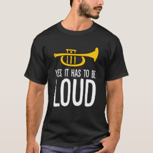 Camiseta Instrumento De Música De Trompete Sim Tem Que Ser