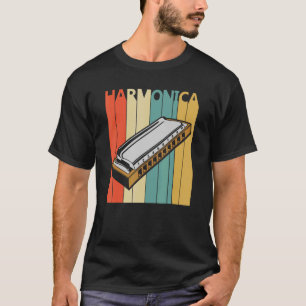 Camiseta Instrumento de Música Harmonica