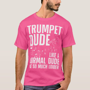 Camiseta Instrumento do Jogador de Trompetes legal