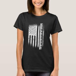 Camiseta Instrumento do Jogador Piano Pianista do Jogador d