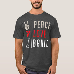Camiseta Instrumento musical Banjo Música country Música ba