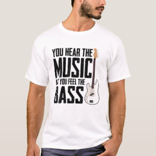 Camiseta Instrumento Musical Bassista Musical Bass