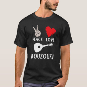 Camiseta Instrumento Musical Bouzouki Irish Bouzouki Music 