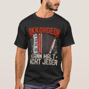 Camiseta Instrumento Musical de Mens Accordion Concertina S
