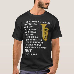 Camiseta Instrumento Musical do Jogador da Banda Tuba March