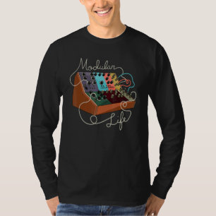 Camiseta Instrumento Musical Eletrônico Sintetizador Modula