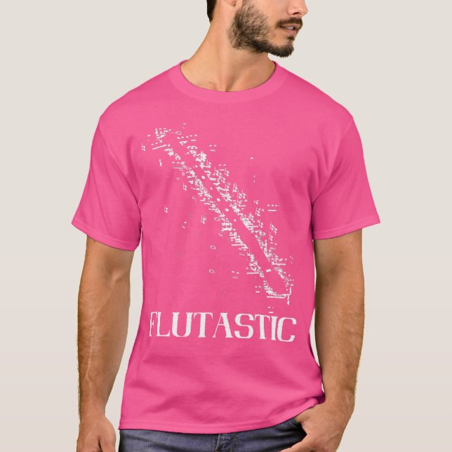 Camiseta Instrumento Musical Fantástico Flute Player Flutis (Frente)