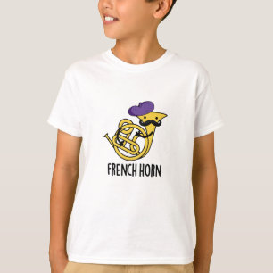 Camiseta Instrumento Musical Francês Horn Funny Pun