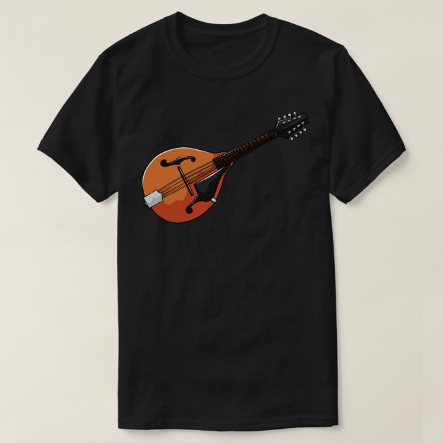 Camiseta Instrumento Musical Mandolin (Frente do Design)