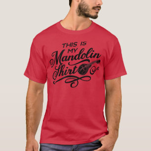Camiseta Instrumento Musical Mandolin Música Folk