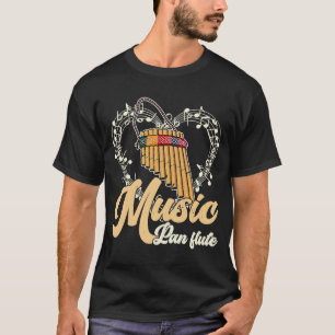 Camiseta Instrumento Musical Pan Flute 14