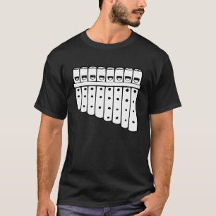 Camiseta Instrumento Musical Pan Flute Flutista