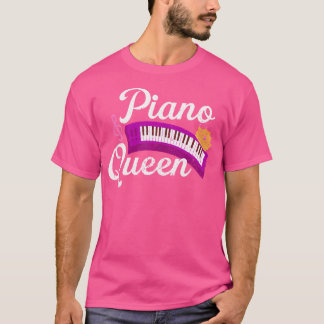 Camiseta Instrumento Musical Pianista Meninas Mulheres Músi