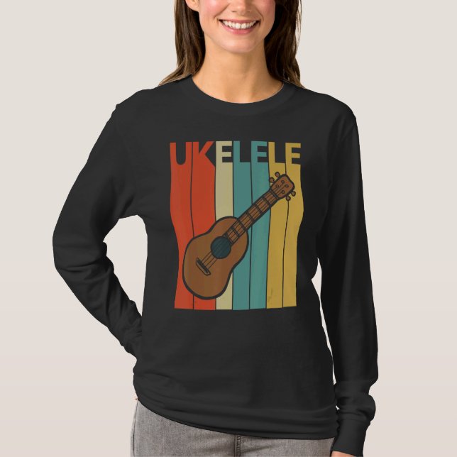 Camiseta Instrumento Musical Ukelele (Frente)