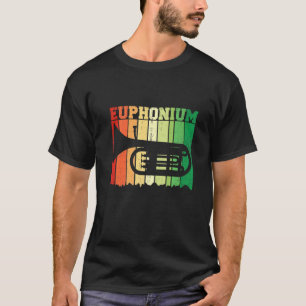 Camiseta Instrumento Musical Vintage Euphonium Player Barit