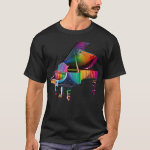 Camiseta Instrumento Pianista para Teclado Pianista