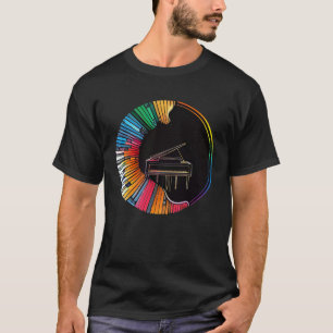 Camiseta Instrumento Pianista para Teclado Pianista