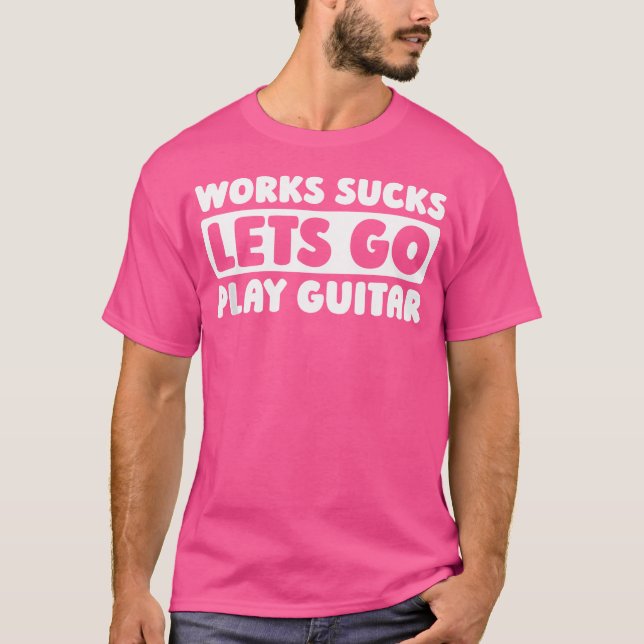 Camiseta Instrumento Retroativo - Guitarista Vintage - Guit (Frente)