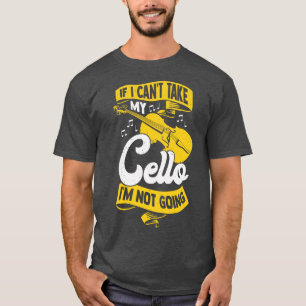 Camiseta Instrumento Violoncello Cellist do Jogador Cello