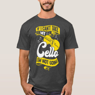 Camiseta Instrumento Violoncello Cellist do Jogador Cello