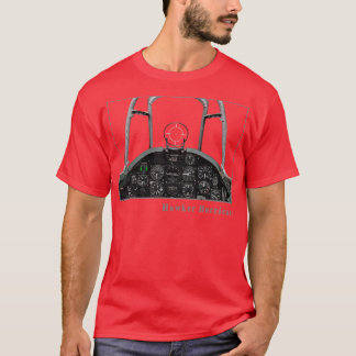 Camiseta Instrumentos de Cockpit Aeronaves de combate ao fu