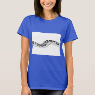 Camiseta Instrumentos de Música Piano do Teclado