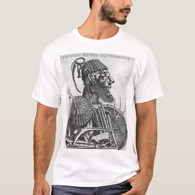 Camiseta Instrumentos de Sustentação Humana, Arcimboldo (Frente)