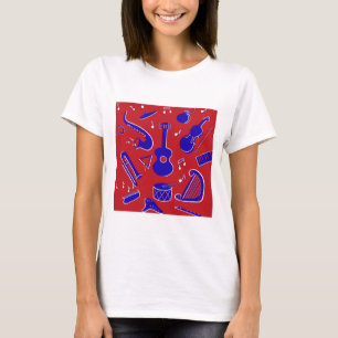 Camiseta Instrumentos musicais
