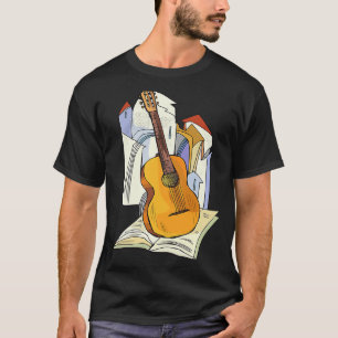 Camiseta Instrumentos Musicais Cool Guitar Guitarrista Home